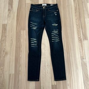 Frame Jeans X Skinny de Jeanne size 28 in Indiana Square Distressed Wash